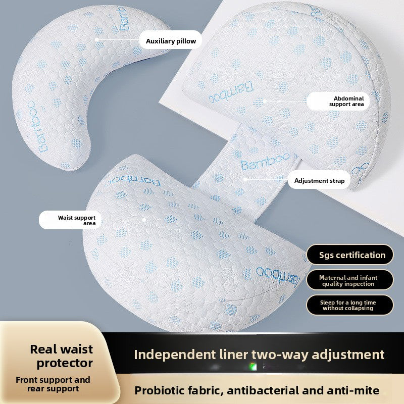 Multifunctional Maternity Pillow for Side Sleeping and Nursing