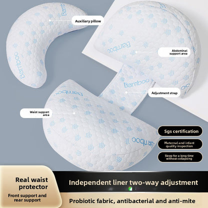 Multifunctional Maternity Pillow for Side Sleeping and Nursing