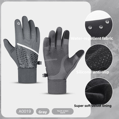 Winter Warm Touchscreen Cycling Gloves ? Full Finger Waterproof for Bike & Outdoor