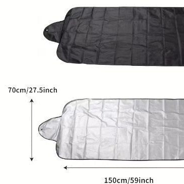 All-weather heavy-duty reversible car snow glass protector