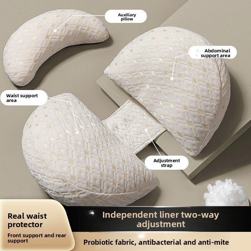 Multifunctional Maternity Pillow for Side Sleeping and Nursing