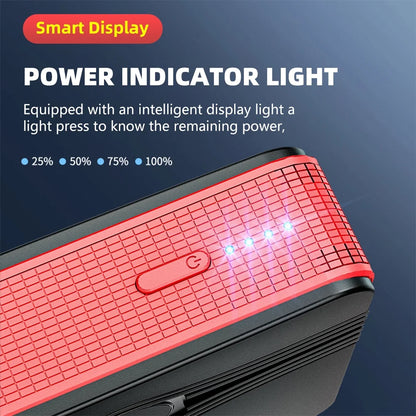 Power Up Your Journey: 300A Peak 20000mAh Battery Jump Starter with LED Light for 12V Vehicles