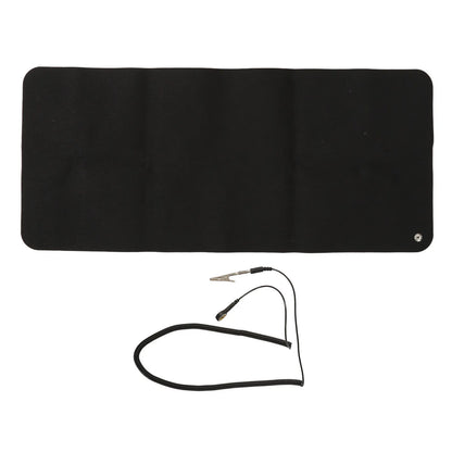 Large Black Earthing Grounding Mat Sore Foot Therapy Relieving Anxiety Grounding Sleep