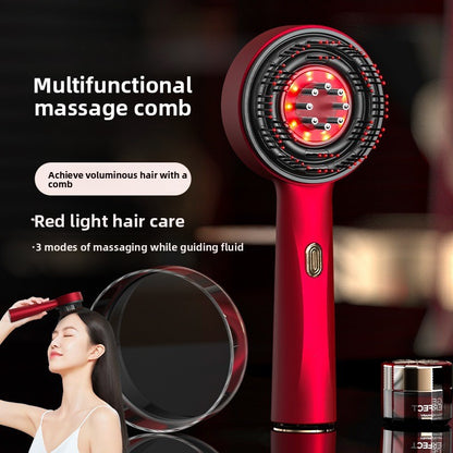 Red Light Scalp Massager ? Electric Hair Growth Comb with Oil Applicator & Massage