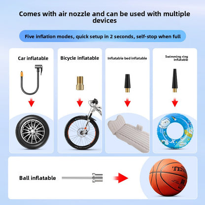 Car emergency start power supply air pump