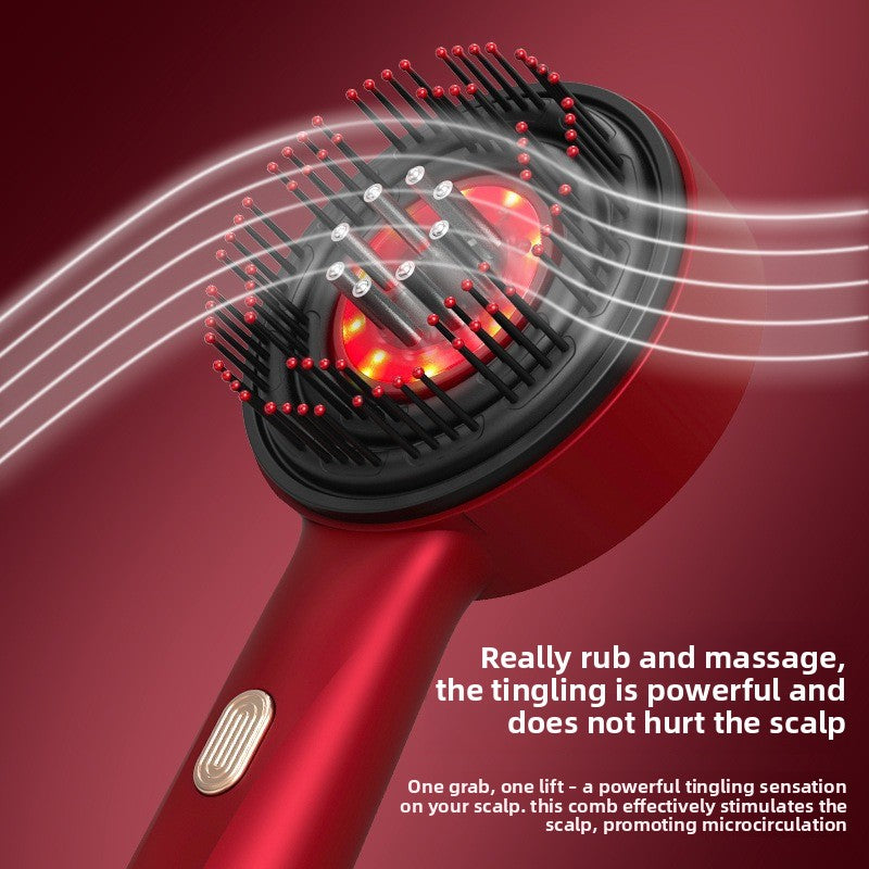 Red Light Scalp Massager ? Electric Hair Growth Comb with Oil Applicator & Massage