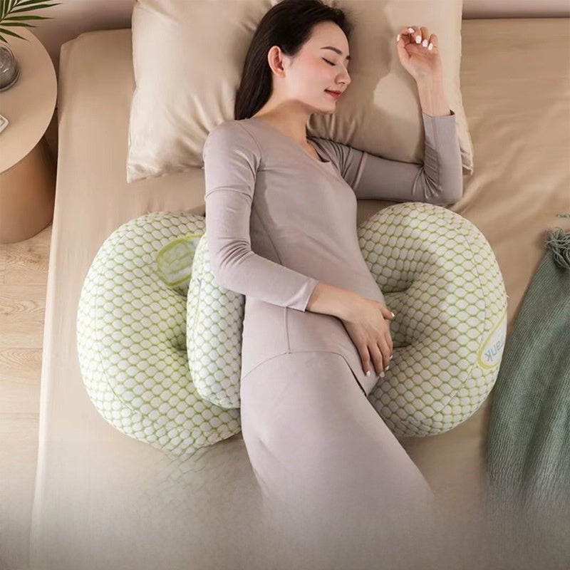 Multifunctional Maternity Pillow for Side Sleeping and Nursing
